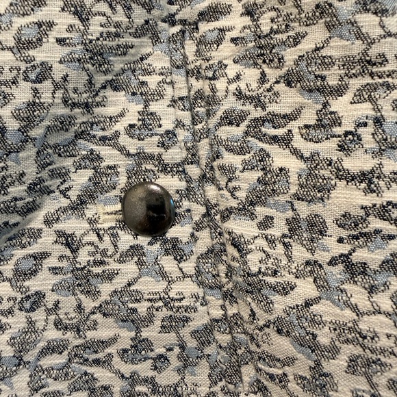 LOFT Black and White Jacquard Lined Mini Skirt - Picture 5 of 7